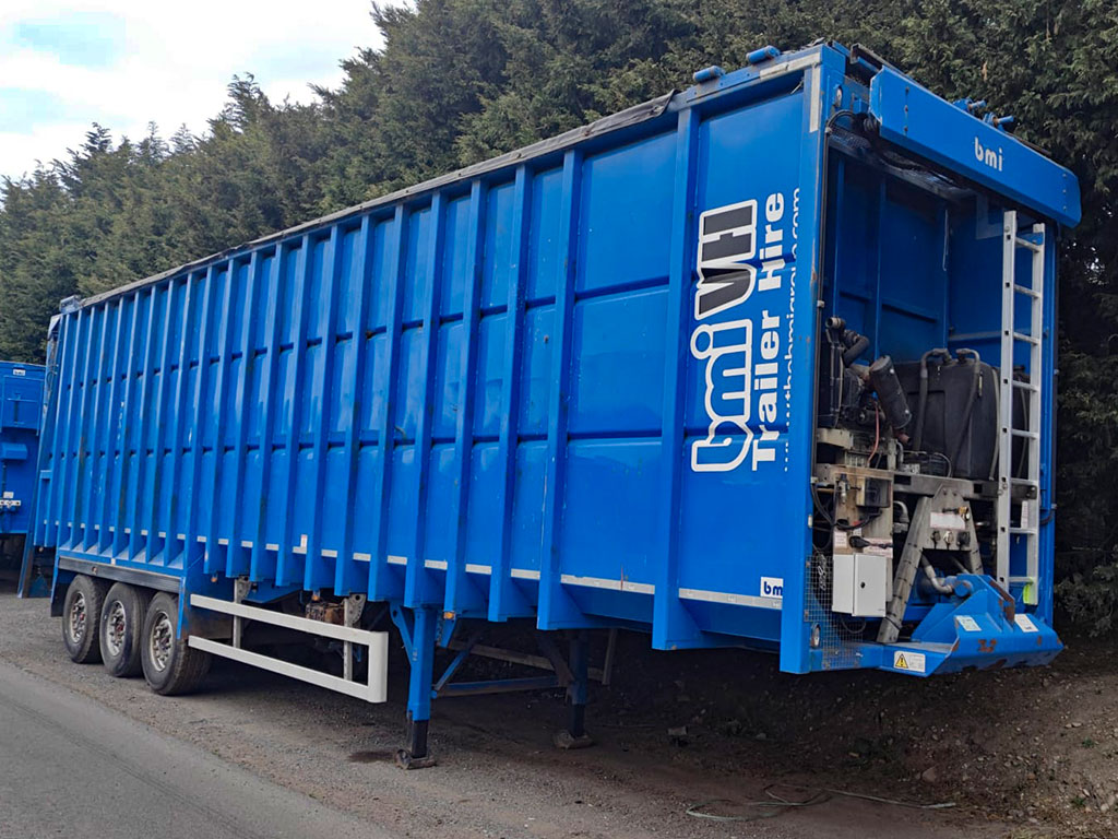 2 x 110yd BMI ejector trailers